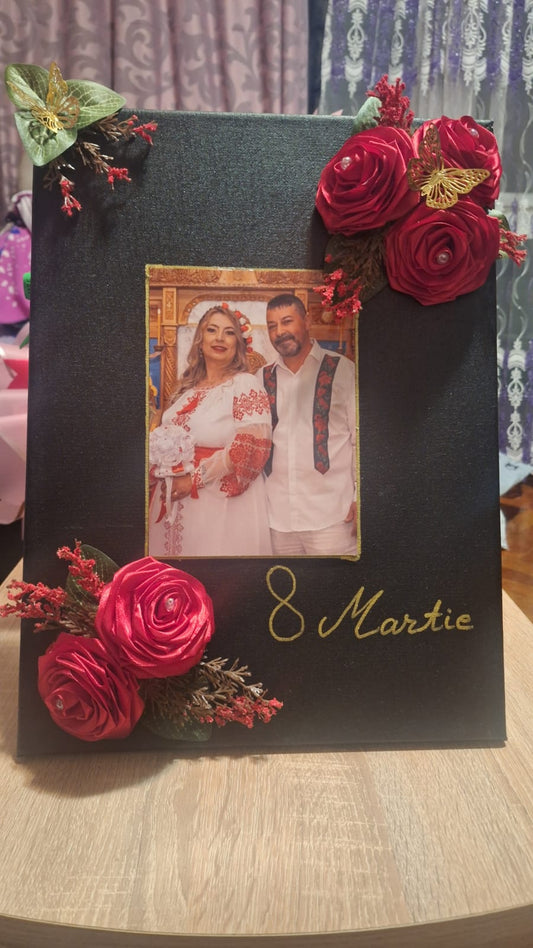 Tablou personalizat cu poză – cadou elegant pentru mamă / soție / femei